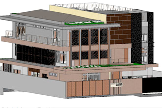 create professional revit architectural models