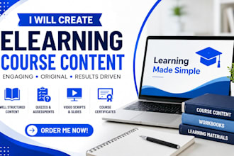 turn your ideas into an original course content