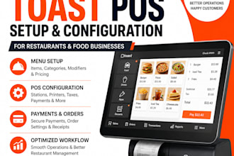 toast pos setup toast menu setup restaurant pos