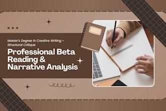 beta read your manuscript
