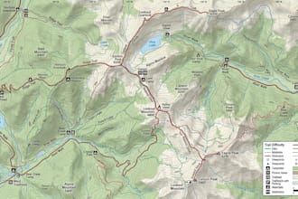 design hiking trail map, cycling map, navigation map, wayfinding map