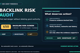 audit your backlink profile and identify real SEO risks