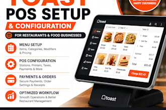 set up and configure your toast pos for your restaurant