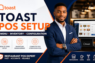configure your toast pos menu, products and inventory
