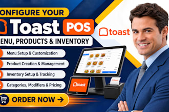 configure your toast pos menu, products and inventory
