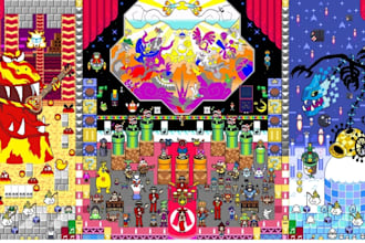 create custom pixel art game backgrounds, maps, environments and asset