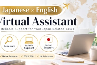 be your japanese english bilingual virtual assistant