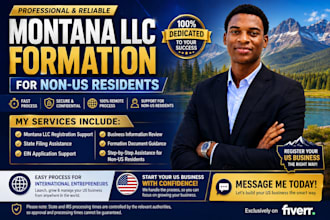 register a montana llc and get ein for non US residents