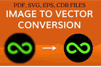 convert any image to vector for signage, banners, vinyl decals and vehicle wraps