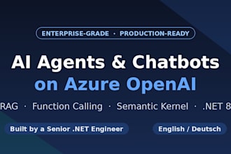 build an ai agent or chatbot with azure openai and dotnet