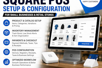 set up and configure your square pos for your business