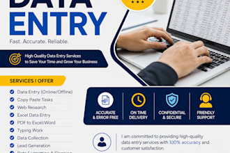 a professional data entry job