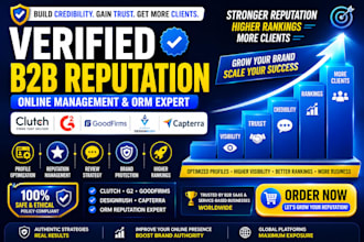 verified clutch g2 goodfirms  capterra profiles for b2b saas ORM