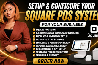 setup and configure your square pos system for your business