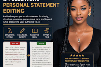 edit your medical residency or fellowship personal statement