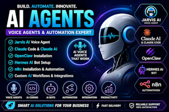 jarvis ai voice agent claude code open claw hermes ai bot install n8n claude ai