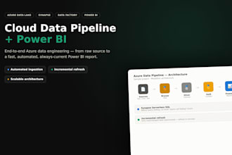 build your azure cloud data pipeline and connect it to power bi