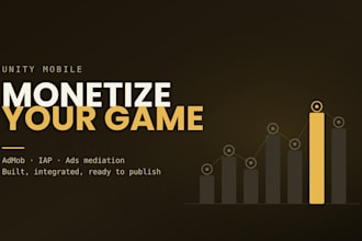 build your unity mobile game with admob ads and iap monetization