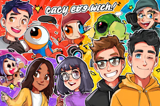 draw an illustrated youtube thumbnail for you