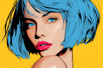 making pop art ,fan art and original character