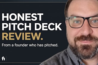 do an expert pitch deck review for your early stage startup