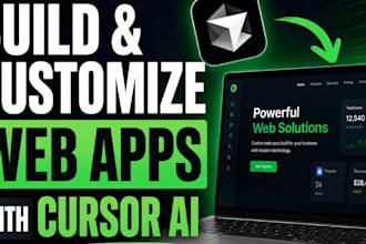 build a custom business website or web app using cursor ai