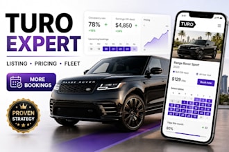 setup turo listing, pricing and fleet management for more bookings