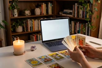 deliver a live tarot reading