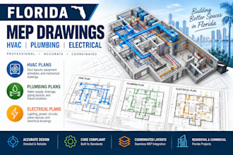 do mep engineering drawings hvac plans plumbing plans electrical layouts florida