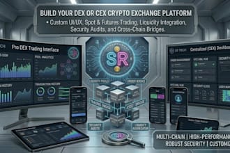 build a dex or cex crypto exchange platform