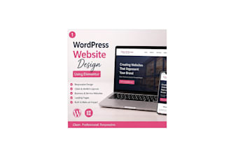 design a wordpress website using elementor