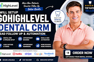 setup go high level clinic ghl CRM highlevel dental lead follow up automation