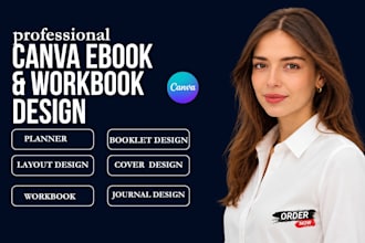 editable canva ebook redesign canva ebook journal kdp  workbook and KDP book
