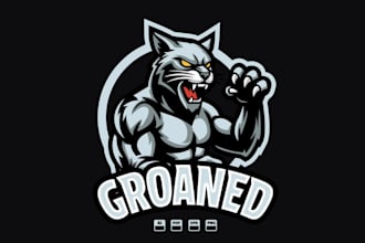 design a unique fierce mascot logo with a professional look
