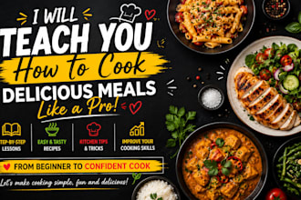 teach you easy cooking recipes and kitchen skills