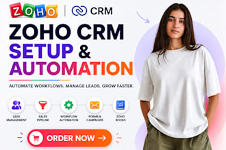 setup zoho crm integrate zoho books forms campaigns and automate workflows