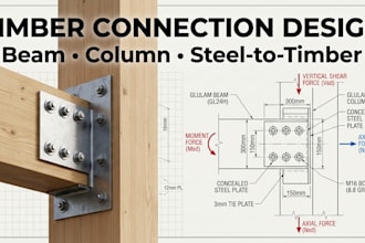 design timber beam and column connections with calculations