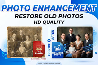 enhance, restore and improve photo quality