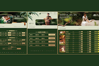 design restaurant menu, spa price list, flyer and poster