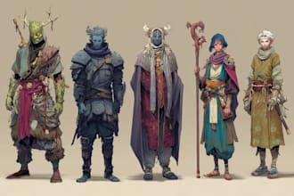 do a charcter of comic or design your comic character
