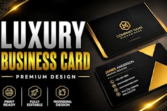 design modern minimalist and professional business card
