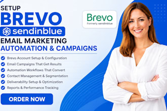setup brevo sendinblue email marketing automation and campaigns