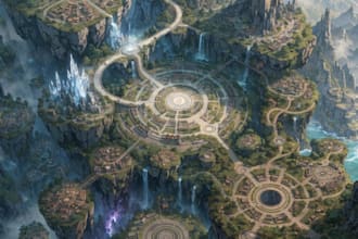 design immersive custom maps for games, fantasy worlds, and rpg projects