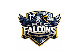 make wonderful falcon logo design without any copyright concept