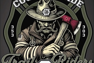 design high quality fire department logo with unlimited revision