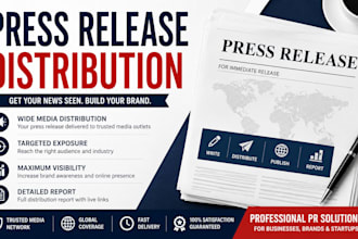press release distribution PR media submission news publishing to media outlets