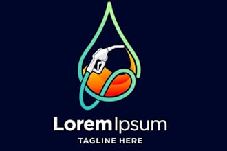 create custom gasoline and fuel logo for business