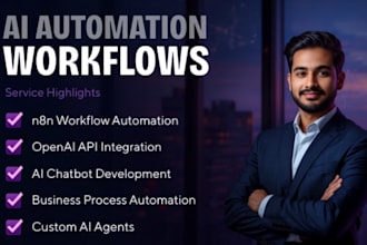 build ai automation workflow using n8n and openai API