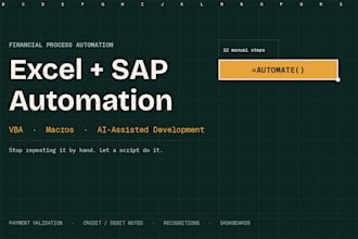 automate your excel and sap workflows with vba and ai