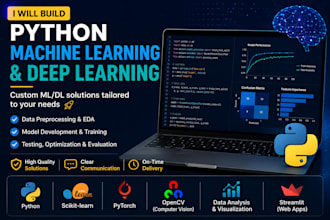 build python machine learning and deep learning models